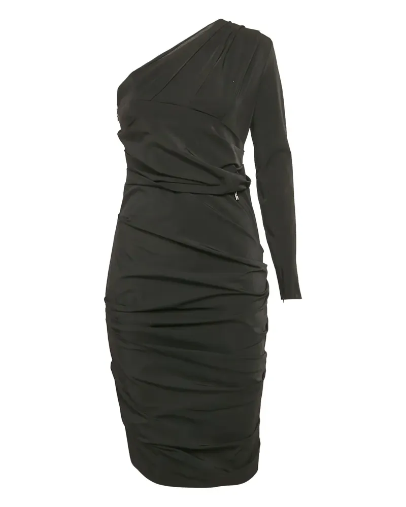 Elisabetta Franchi Pre-owned asymmetrisches One-Shoulder-Midikleid - Schwarz Schwarz