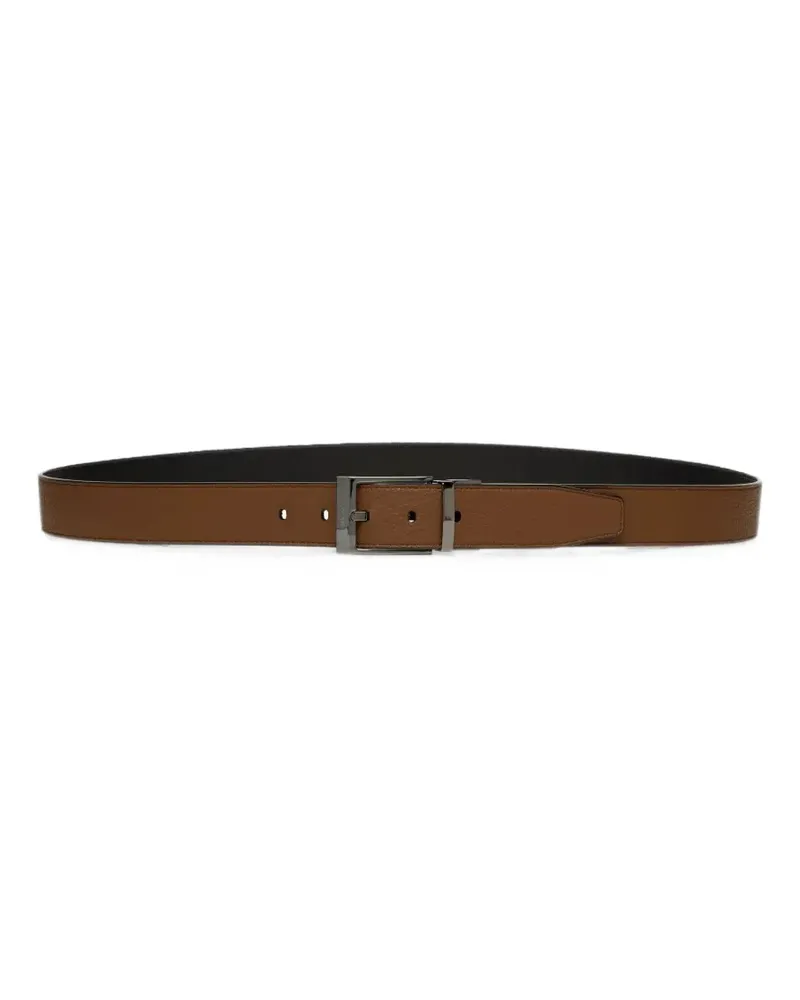 Bally reversible leather belt - Braun Braun