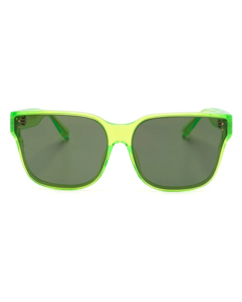 Linda Farrow Rui Sonnenbrille mit Oversized-Gestell - Grün Grün