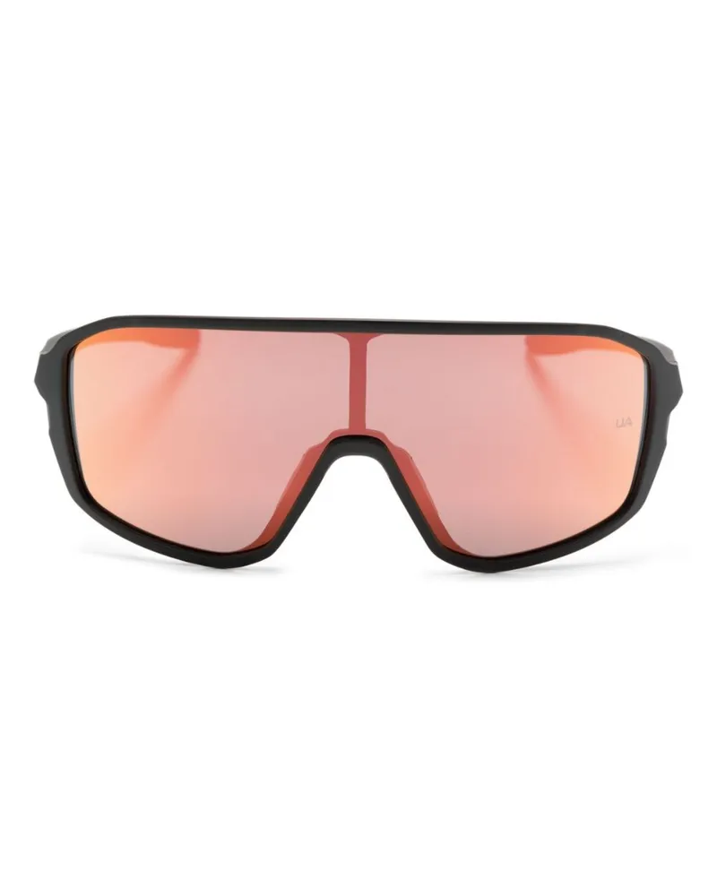 Under Armour Gameday/G Sonnenbrille mit Shield-Gestell - Schwarz Schwarz