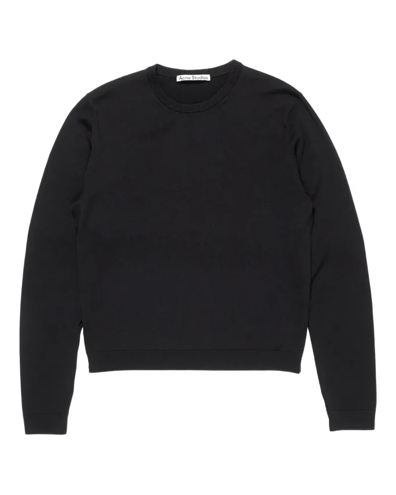 Acne Studios Klassisches Sweatshirt - Schwarz Schwarz