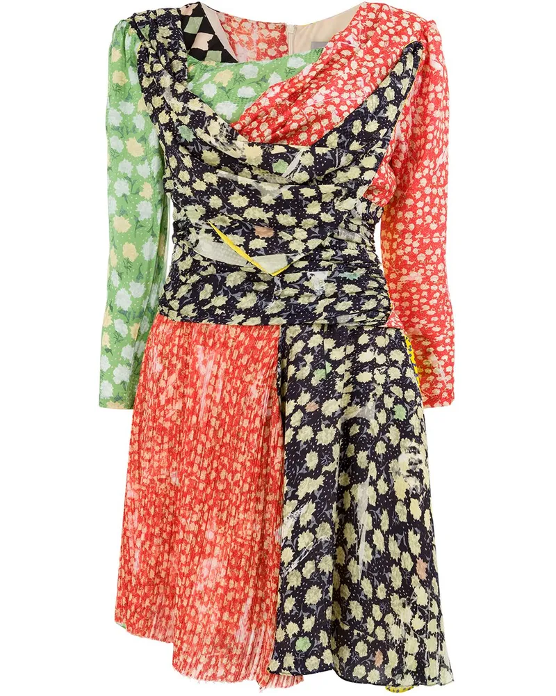 Preen Minikleid mit Print - Mehrfarbig Mehrfarbig