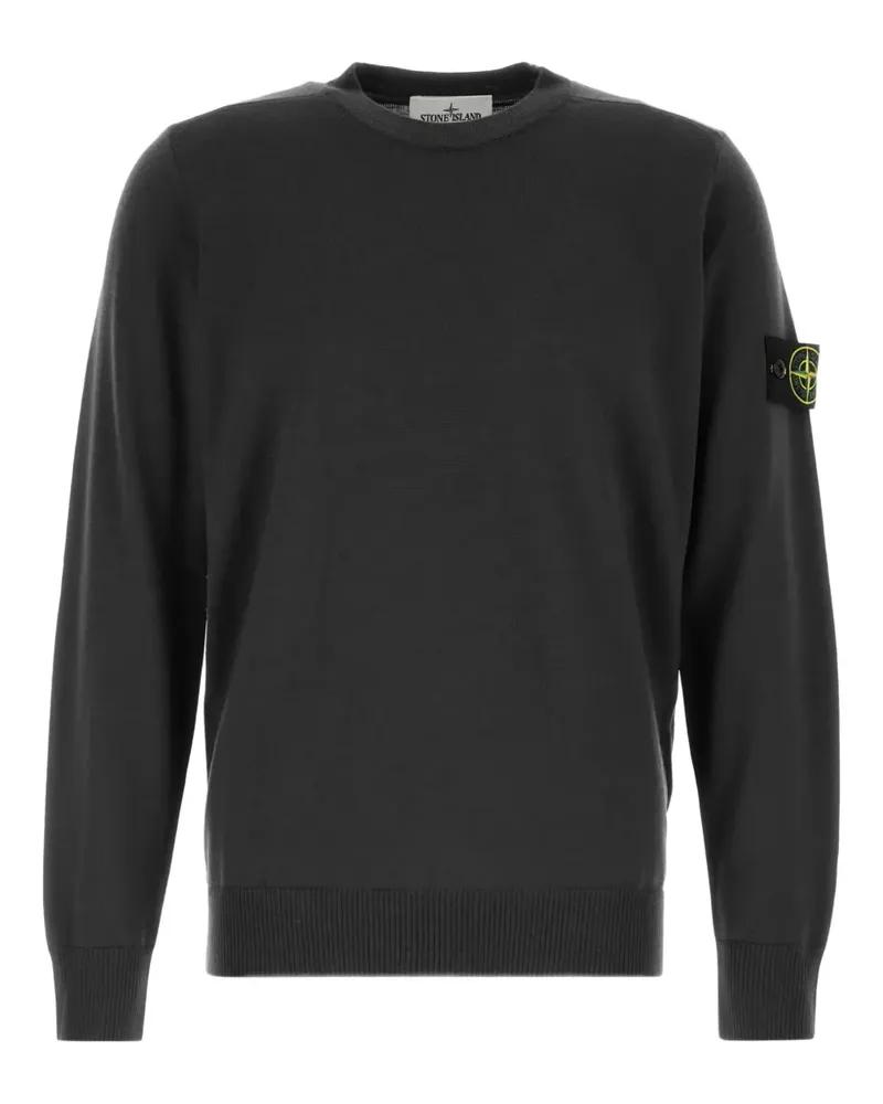 Stone Island Pullover mit Logo-Patch - Grau Grau