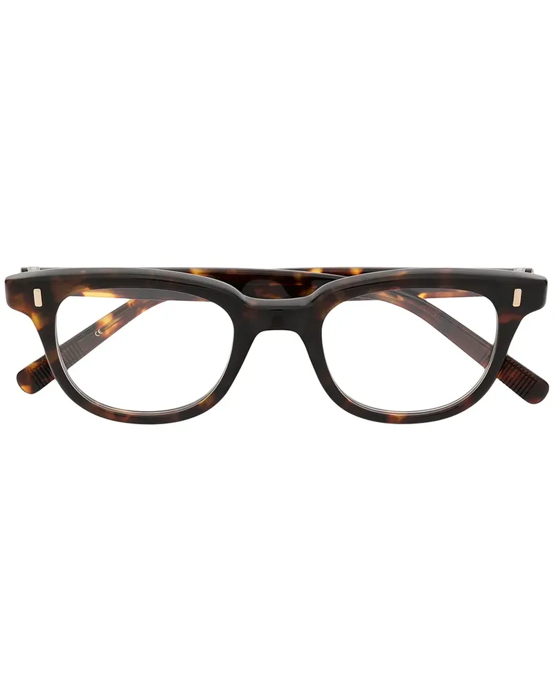 EYEVAN 7285 Eckige Brille in Schildpattoptik - Braun Braun
