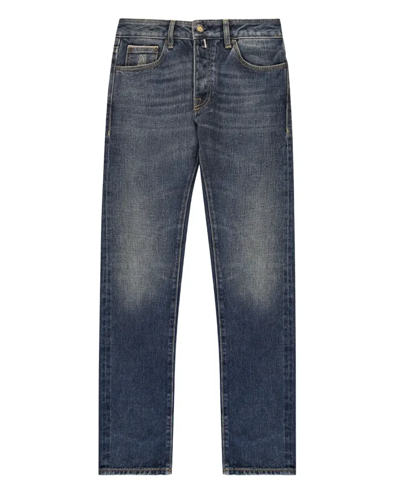 MOORER five-pockets jeans - Blau Blau