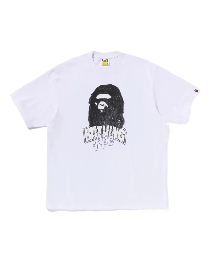 BAPE graphic T-shirt - Weiß Weiß