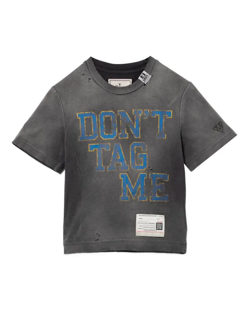 MIHARAYASUHIRO T-Shirt mit grafischem Print - Grau Grau