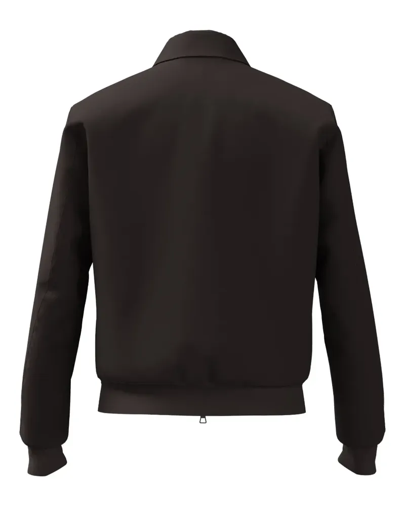 HUGO BOSS Hemdjacke mit Reißverschluss - Braun Braun