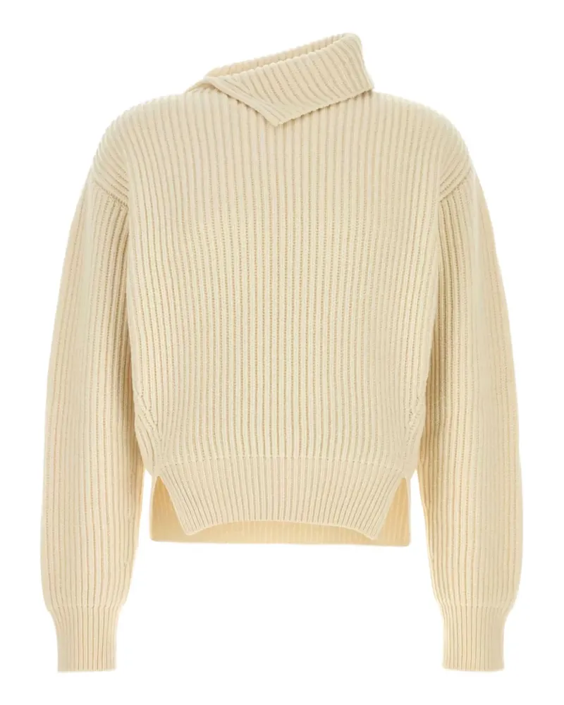 Jil Sander Gerippter Pullover - Nude Nude