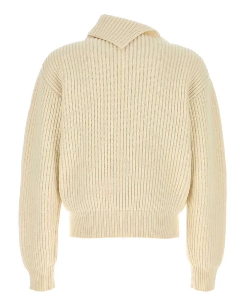 Jil Sander ribbed sweater - Nude Nude