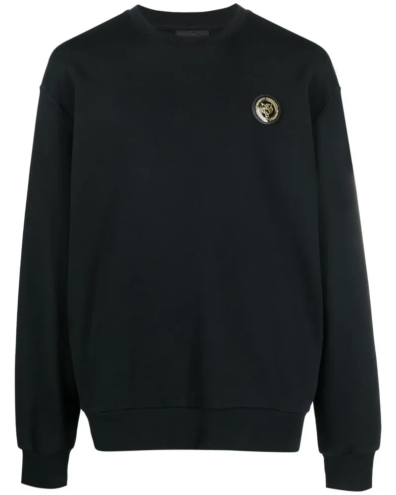 Philipp Plein Sweatshirt mit Statement-Print - Schwarz Schwarz