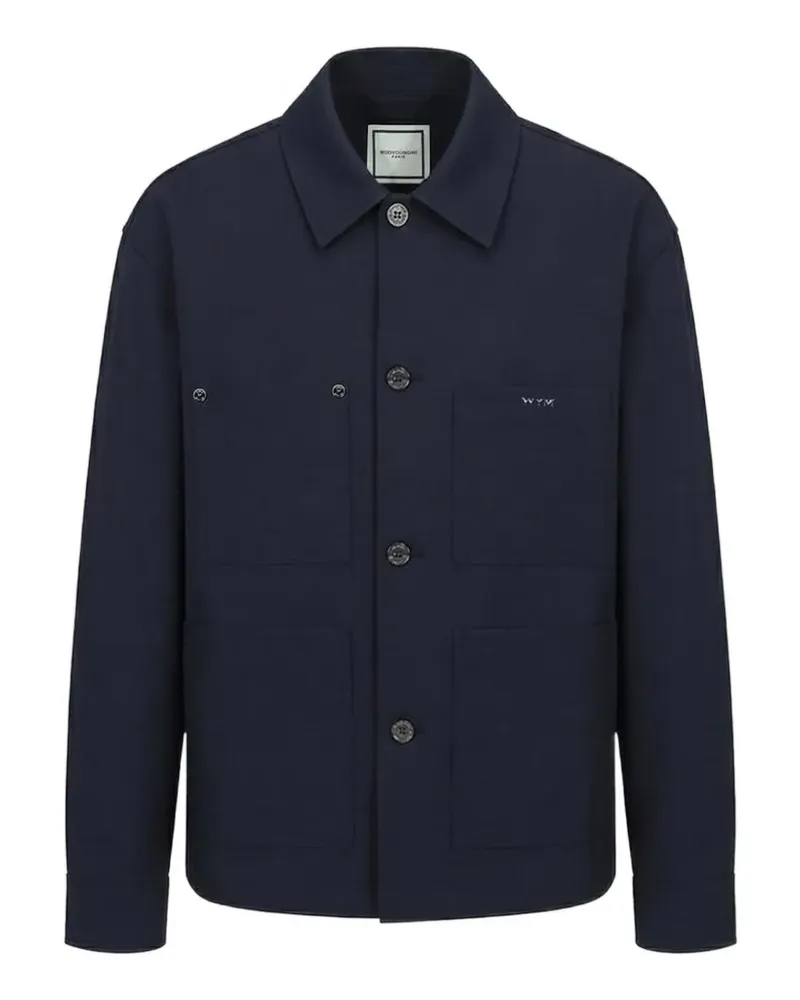 Wooyoungmi wool overshirt - Blau Blau