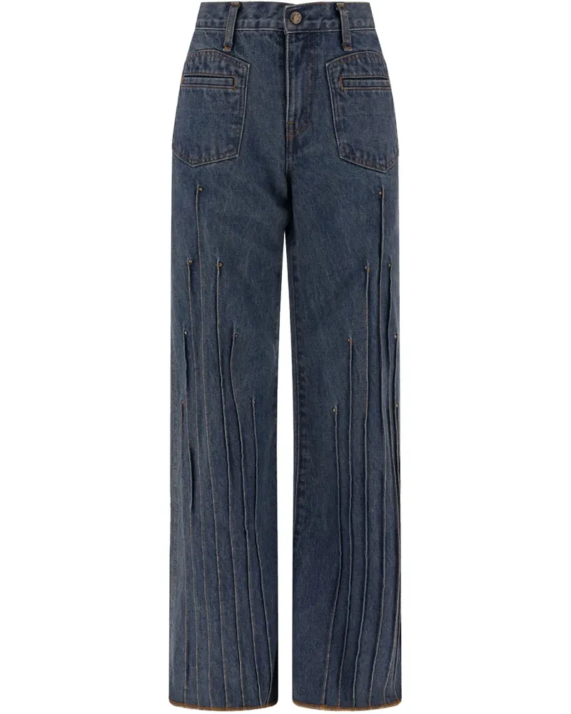 KAPITAL Sundance Schlagjeans - Blau Blau