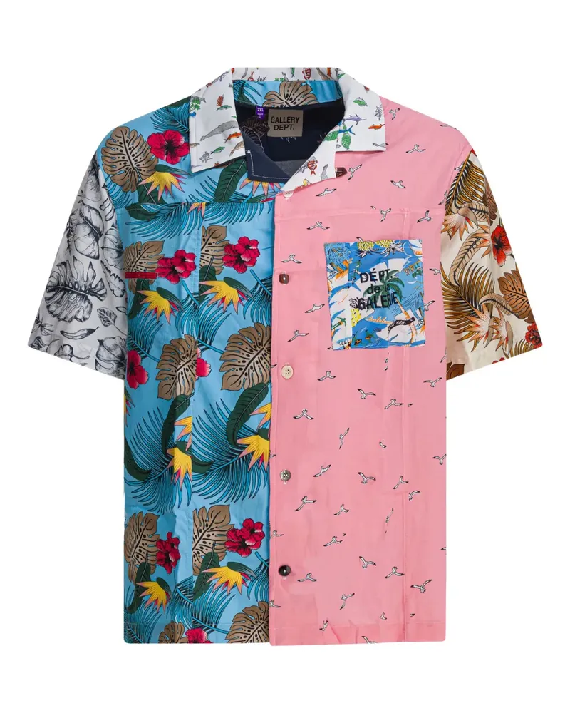 GALLERY DEPT. Hemd im Patchwork-Look - Blau Blau