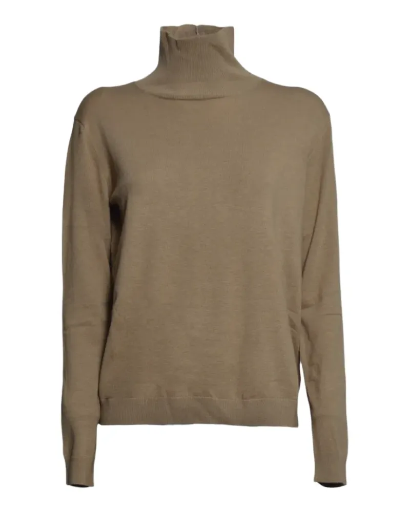 Max Mara Pullover mit Rollkragen - Nude Nude