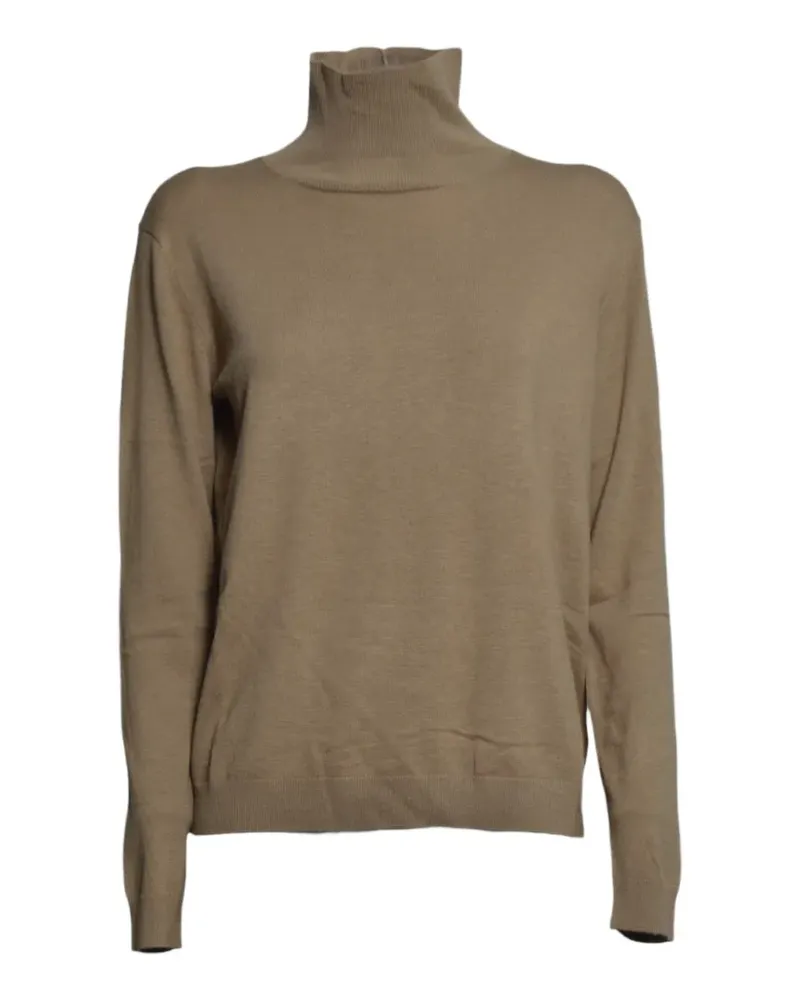 Max Mara Pullover mit Rollkragen - Nude Nude