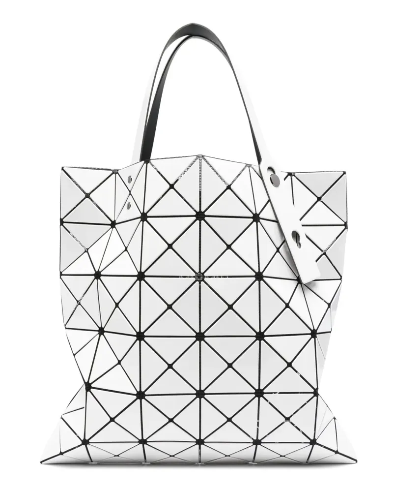 Issey Miyake Handtasche mit geometrischem Muster - Weiß Weiß