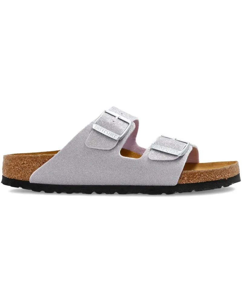 Birkenstock Arizona Pantoletten mit Schnallen - Violett Violett