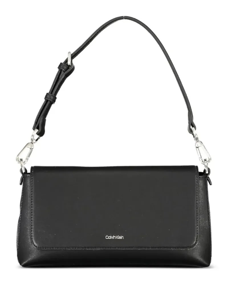 Calvin Klein logo-plaque shoulder bag - Schwarz Schwarz
