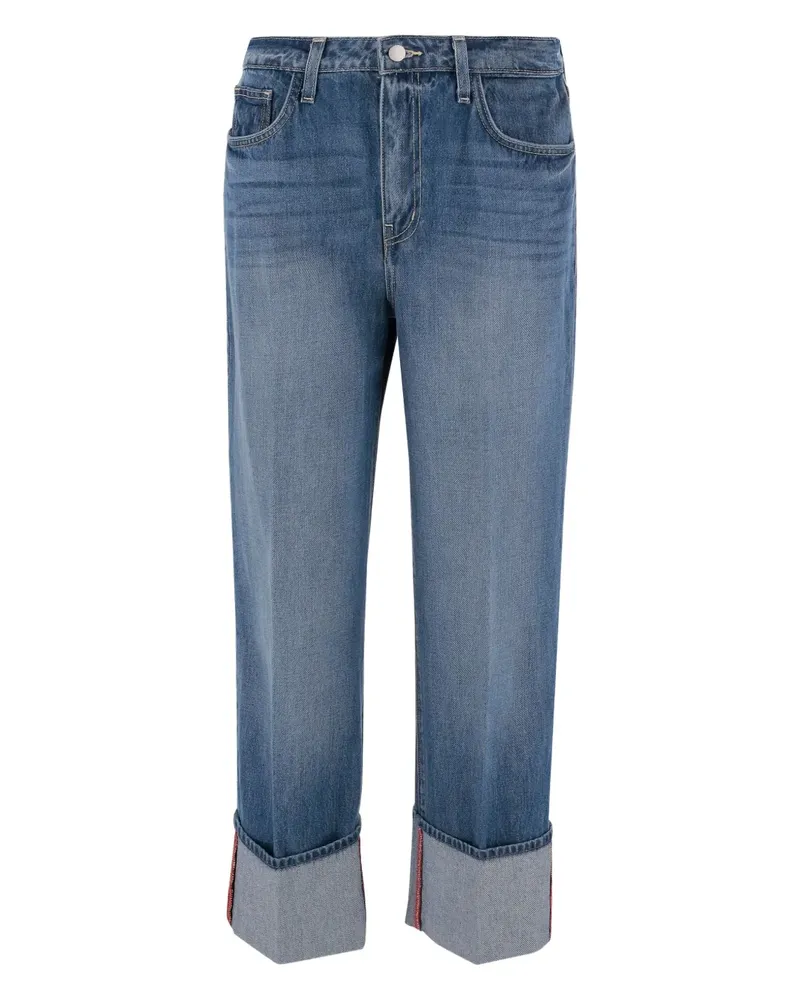 L'Agence Jeans mit Logo-Patch - Blau Blau