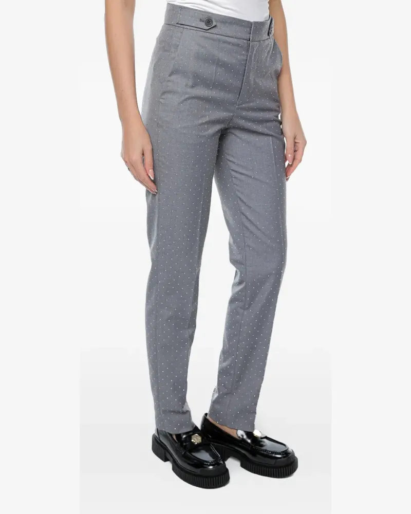Zadig & Voltaire Panny Strass-embellished tailored trousers - Grau Grau