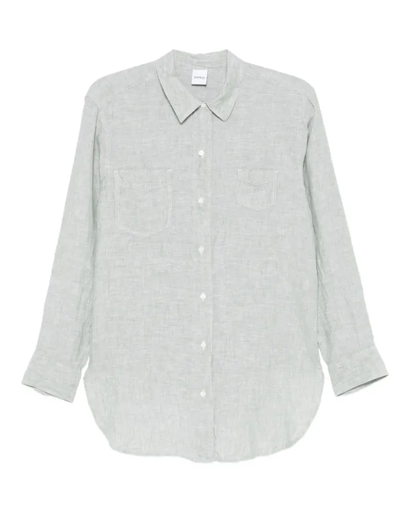 ASPESI chest-pocket shirt - Grün Grün