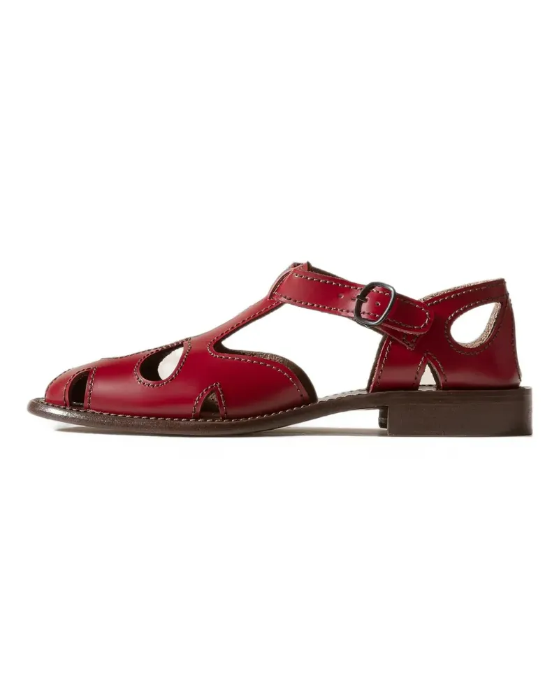 HEREU Floreta Sandalen mit Cut-Out - Rot Rot