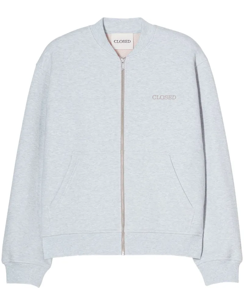 Closed Sweatshirt mit Reißverschluss - Grau Grau