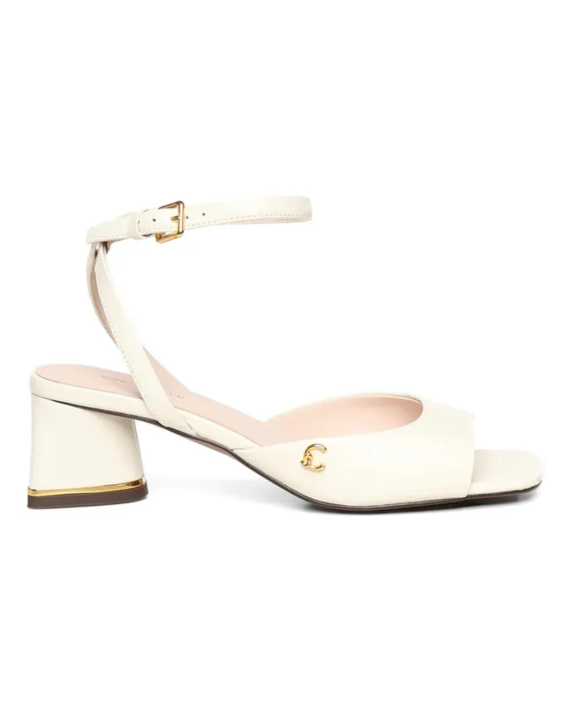 Coccinelle C-Everyday buckled leather sandals - Weiß Weiß