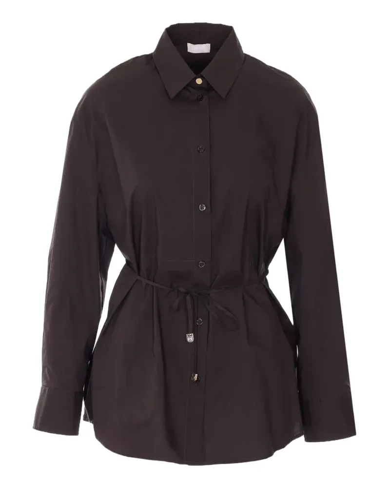 Liu Jo belt button front shirt - Braun Braun