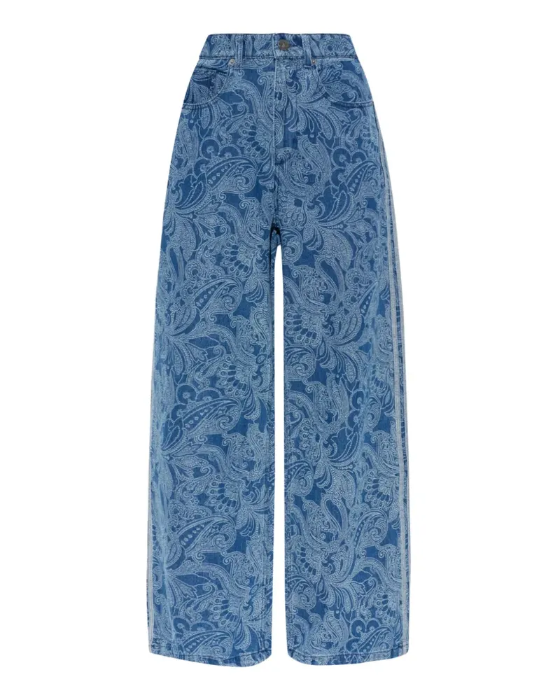 adidas Liberty London Firebird Jeans mit geradem Bein - Blau Blau