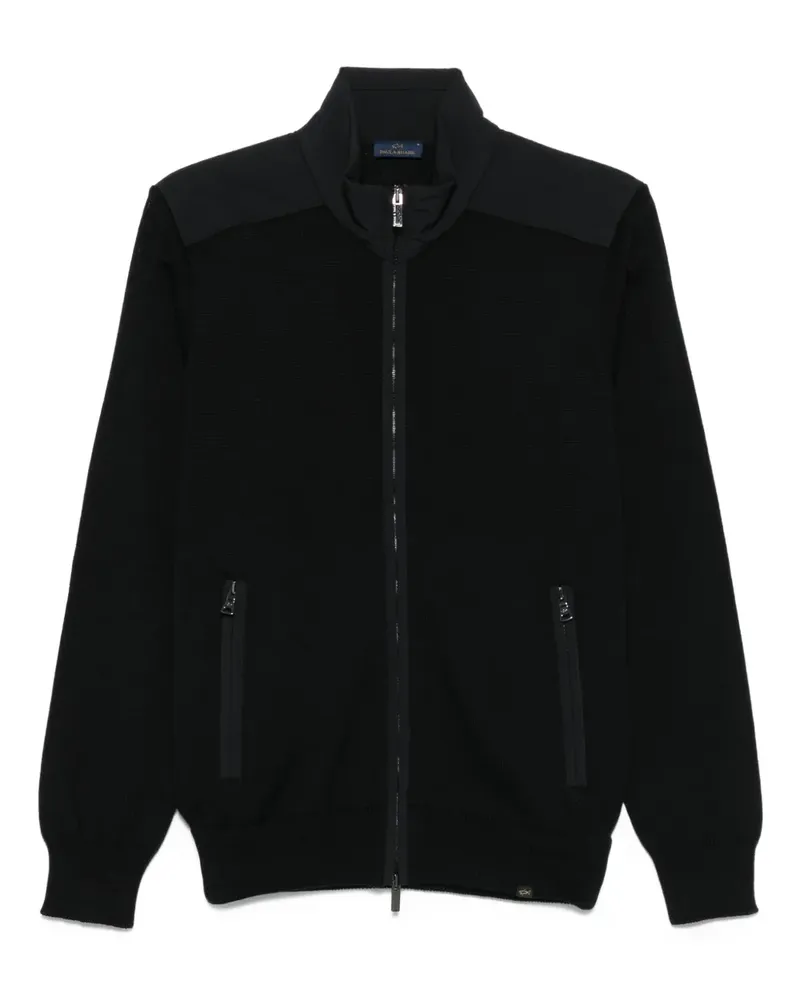 Paul & Shark Cardigan mit Reißverschluss - Schwarz Schwarz