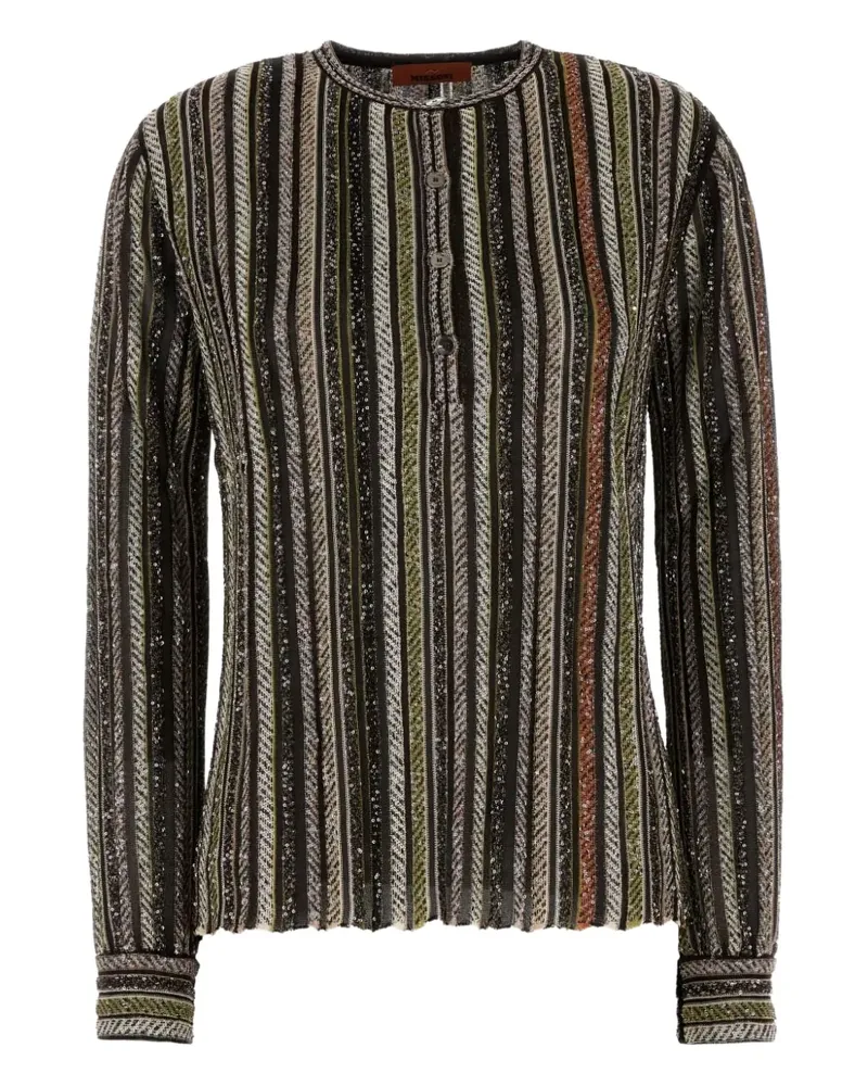 Missoni striped blouse - Nude Nude