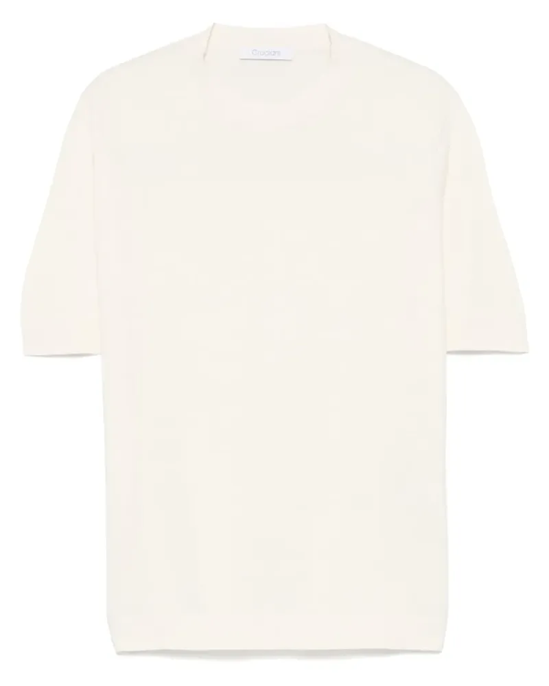 Cruciani Geripptes T-Shirt - Nude Nude