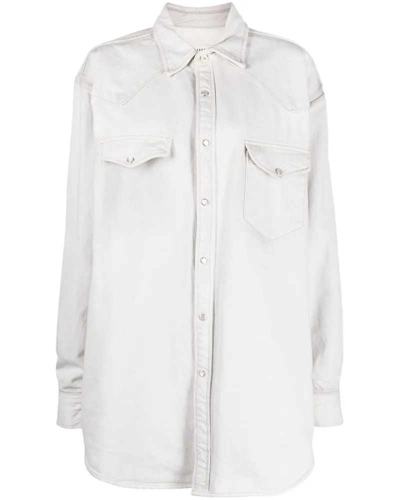 Maison Margiela Selvedge Jeanshemd - Grau Grau