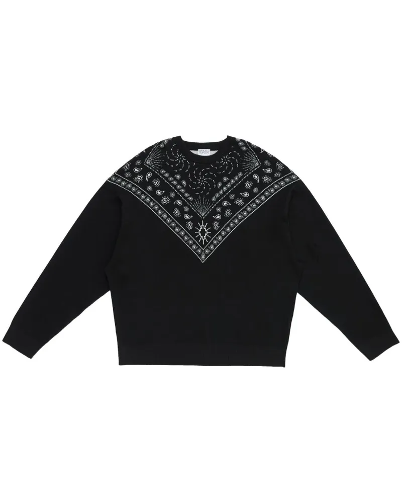 Marcelo Burlon | County of Milan Pullover mit Bandana-Print - Schwarz Schwarz