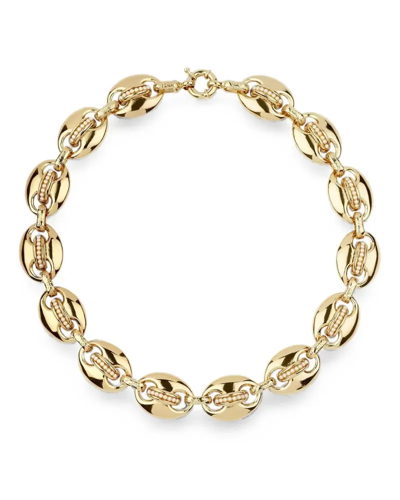 Gas Bijoux Pearl Cophea mini necklace - Gold Gold