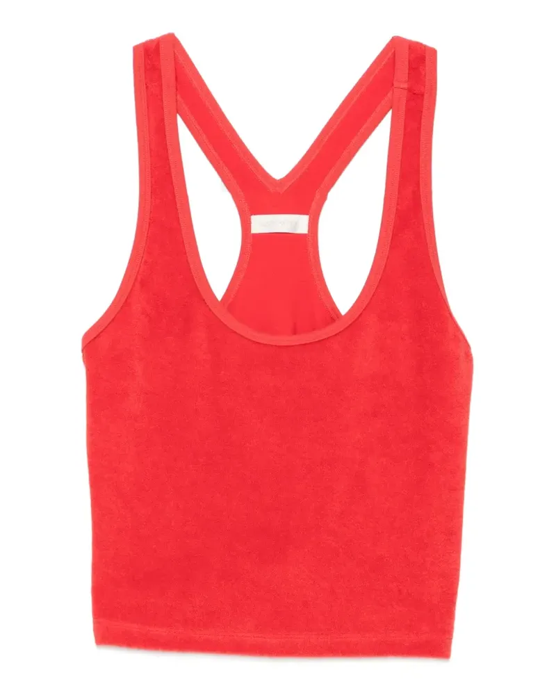 Suzie Kondi racerback-strap tank top - Rot Rot