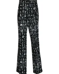 Vivienne Westwood Hose mit grafischem Print Schwarz