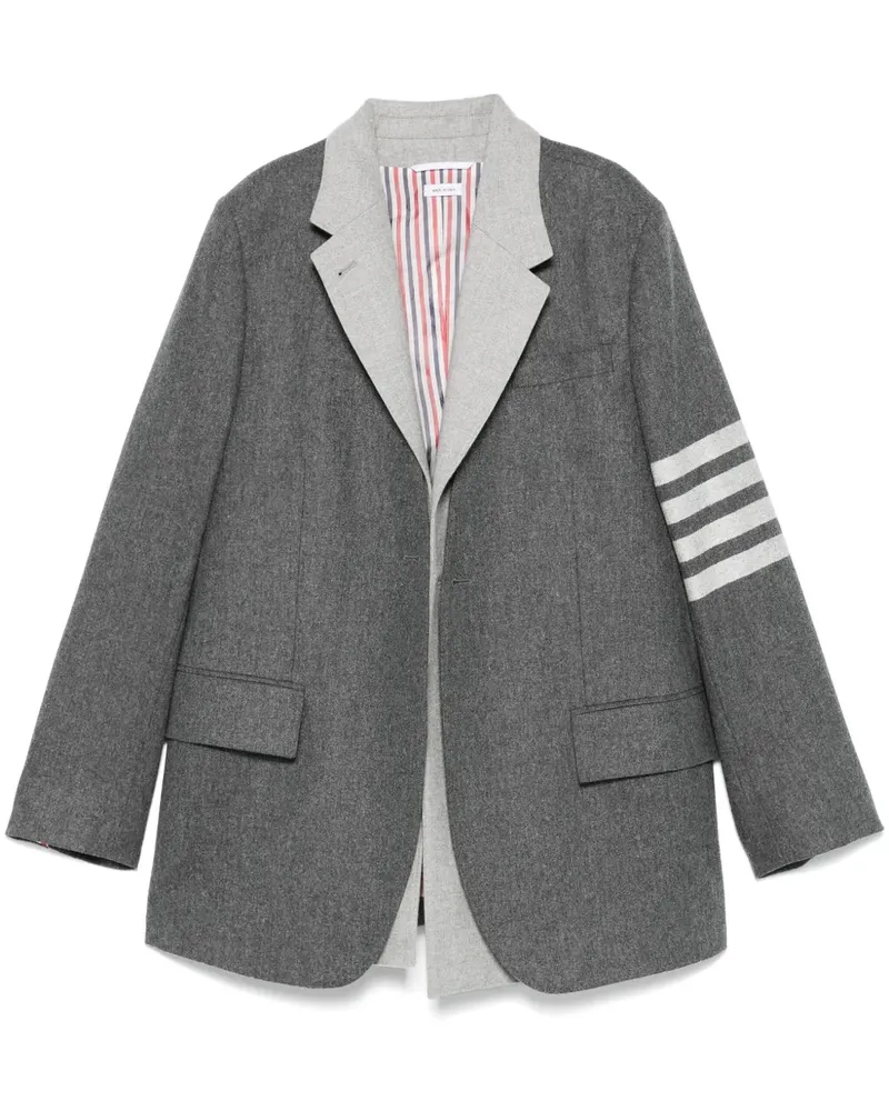 Thom Browne Blazer-Set aus Flanell - Grau Grau