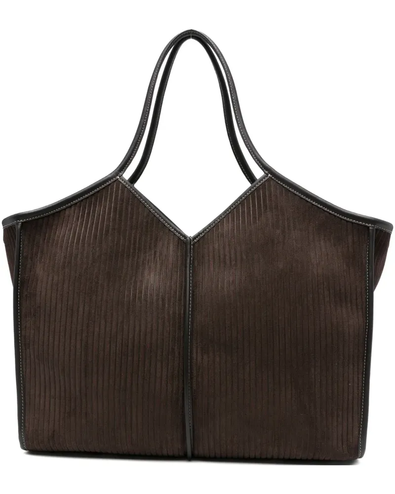 HEREU Calella Tote Bag aus Cord - Braun Braun