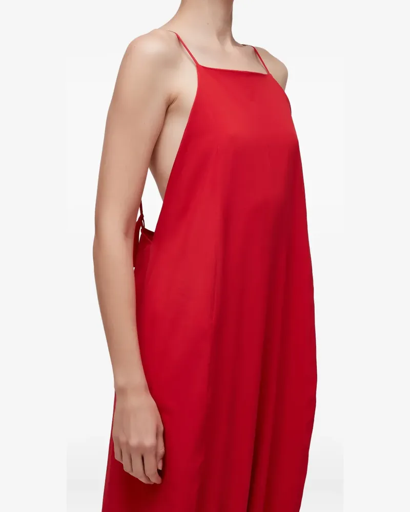 Osklen Rückenfreier Jumpsuit - Rot Rot