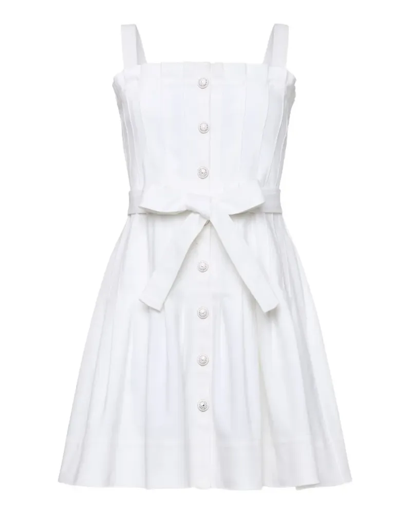 Cinq à Sept Branwen pleated dress - Weiß Weiß