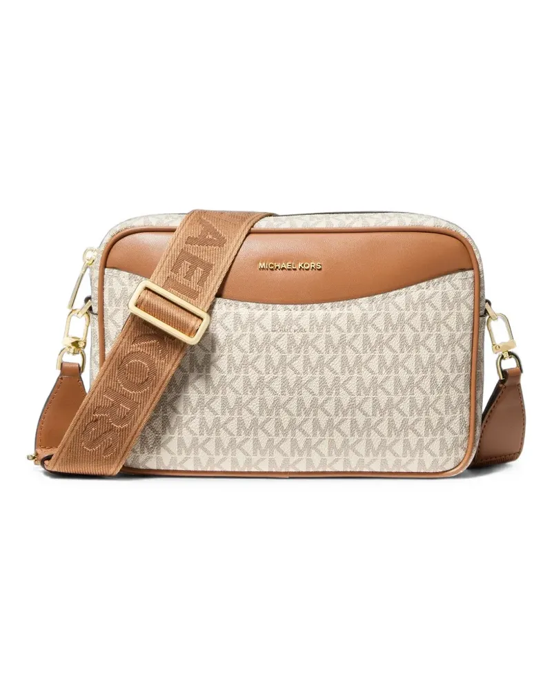 Michael Kors Große Schultertasche mit exklusivem Bev-Logo - Nude Nude