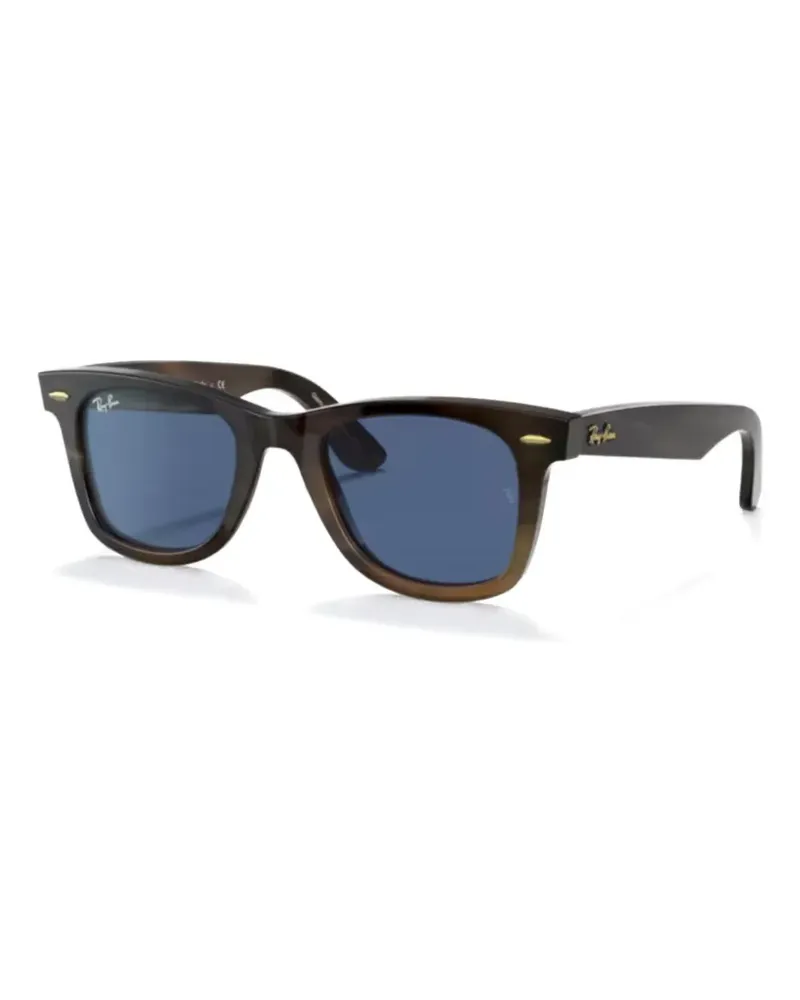 Ray Ban Sonnenbrille mit eckigem Gestell - Braun Braun