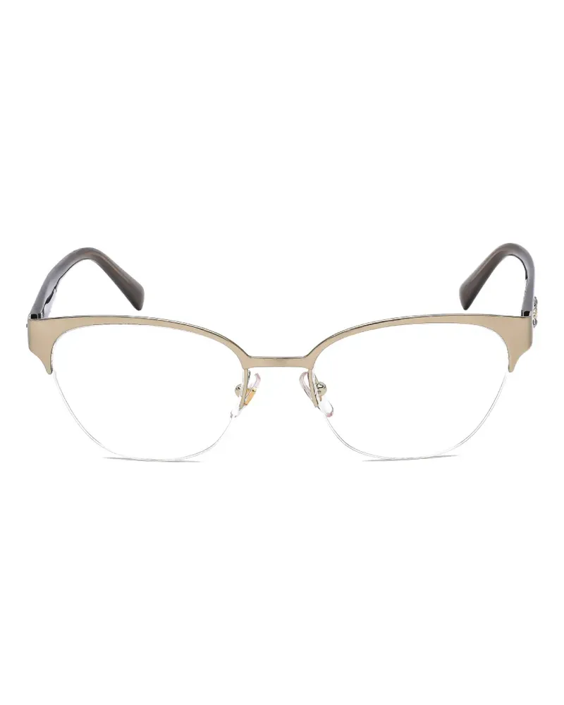 Versace Brille mit Cat-Eye-Gestell - Braun Braun
