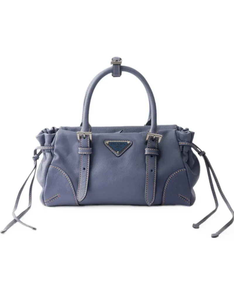 Prada Karin small leather bag - Blau Blau