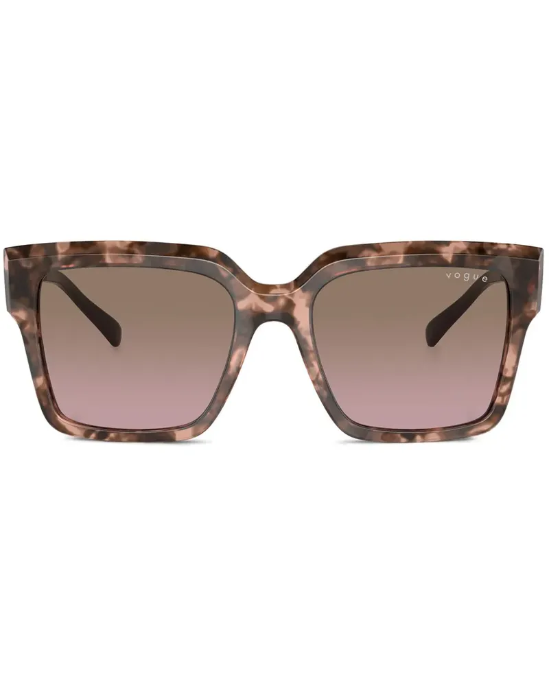 Vogue Sonnenbrille mit eckigem Gestell - Rosa Rosa