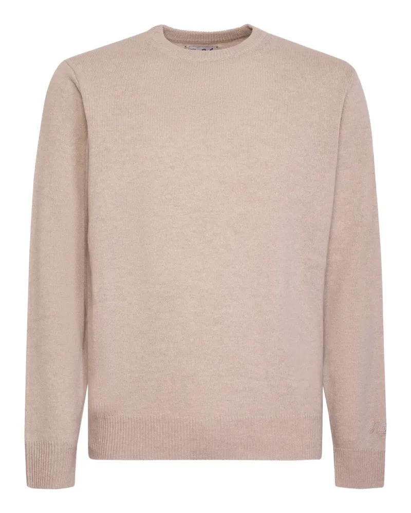 MC2 Saint Barth Regent Pullover mit Logo-Stickerei - Nude Nude