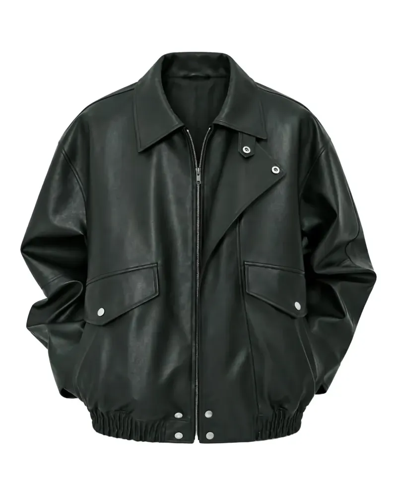 Dunst high-neck patch-pocket jacket - Schwarz Schwarz